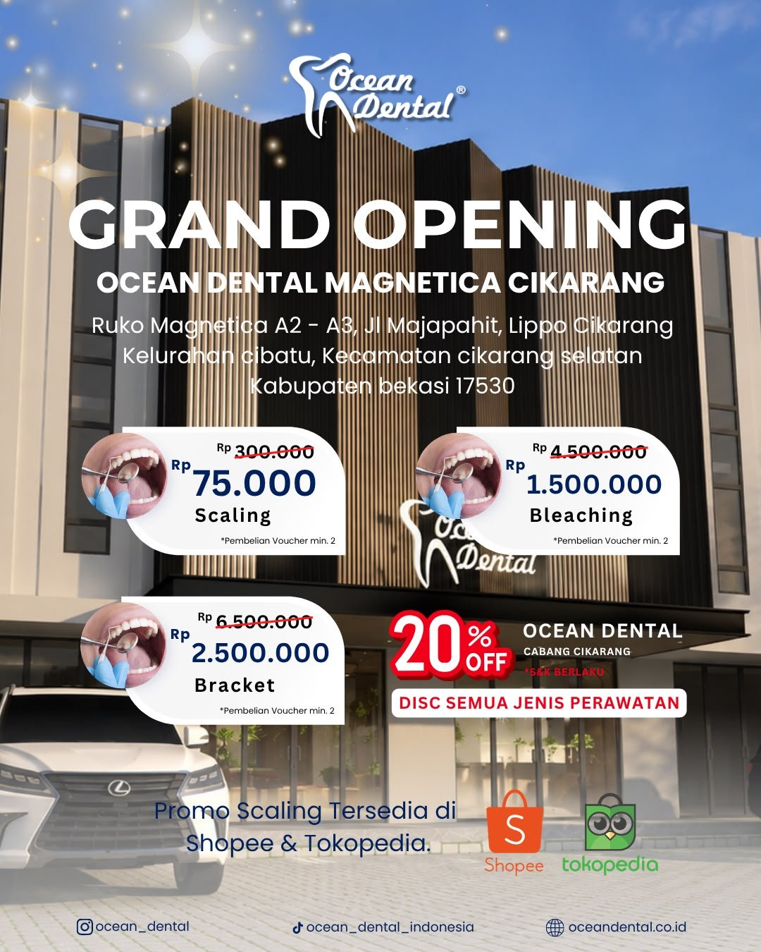 Grand Opening Ocean Dental Magnetica Cikarang 🎉